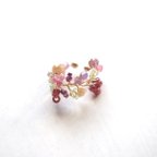 作品beads earcuff(berry)