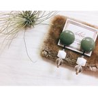 作品shokoraビーズaccessory⚪️︎アイスグリーン