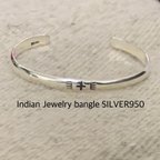 作品Indian Jewelry bangle SILVER950