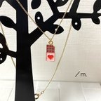 作品-29- 板チョコのネックレス／gold