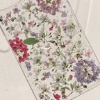 作品アイホン13mini 押し花　ハンドメイド