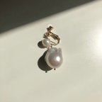 作品【earring】【S size】Baroque pearl earring