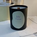 作品【 aroma candle - ME TIME - spring ver.】インテリア　キャンドル　韓国　結婚式　ウェルカムスペース　新生活　プレゼント　ギフト　木芯キャンドル　アロマキャンドル