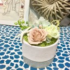 作品《母の日》🌷🐚プリザーブドフラワー