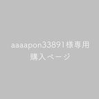 作品aaaapon33891様専用ページ