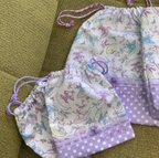 作品🌸名入れ🌸Ｓサイズ★サイズオーダーできる巾着袋🌸入園入学準備