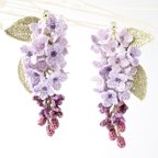 作品lilac【Earrings】／ライラックの耳飾り／¥40480