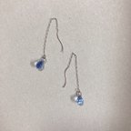 作品swarovski 小粒しずくピアス