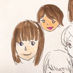 作品ゆるーい似顔絵、アイコン