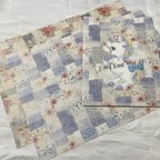 作品【D-77】デザインペーパー　Patchwork paper２