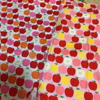 作品【専用】リンゴ柄 はぎあわせ枕カバー 43cm×63cm