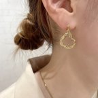 作品New‼︎  〜simple style 〜 ニュアンスデザイン ゴールド ピアス / イヤリング / 樹脂ピアス / チタンピアス