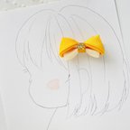 作品❤︎ribbon hair clip❤︎プリンセスリボンヘアクリップピン④