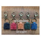 作品leather  keychain  - mesh -