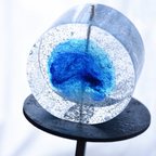 作品- 澄み渡る青と透明な水の世界 - Aqua Blue Candle【特集掲載】
