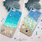 作品【装着見本】 海辺のiPhoneケース