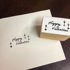 作品バレンタイン文字はんこ　~Happy Valentine~