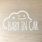 作品雲　Baby in Car(セーフティステッカー)