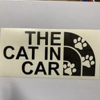 作品THE CAT IN CAR ステッカー