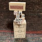 作品サッカースタンプ　セット　サッカーノート　