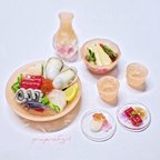 作品【sold out】珊瑚色の器楽しむ酒の肴・お刺身盛り