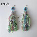 作品fancy fringe pierce (blue)