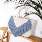 作品Macrame V Fringe Bag L