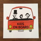 作品KIDS ON   BOARDステッカー 女の子バージョン