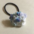 作品紫陽花のヘアゴム