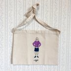 作品サコッシュ　手刺繍