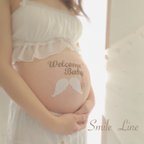 作品Welcome Baby&天使の羽【マタニティシール】(セット)