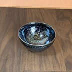 作品【大特価】【新品】 田中榮嵩造 油滴天目茶碗 【紙箱】