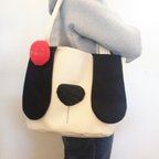 作品再販☆wanco bag ・わんこバッグ Lサイズ！帆布8号生地♪ 選べるお色全12色☆