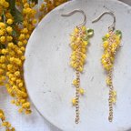 作品【特集掲載】３／８MIMOZA  pierce/earring