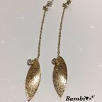 作品人気✩︎チェーン//ロングピアス