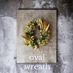 作品oval wreathe【miroir de la forêt】