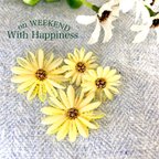 作品【ガーベラのイヤリング（黄色）】With Happiness on WEEKEND