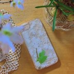 作品春の訪れ   メジロと桜のスマホケース