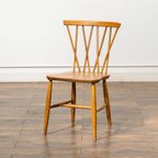 作品英国【ERCOL アーコール】エックスバックチェアとも呼ばれる交差したスピンドルが特徴的 ラティスドチェア /Windsor ウインザー /23C-B3　2000018417584