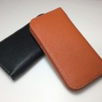 作品牛革・革の色が選べるラウンドファスナーの長財布（受注生産） WL-０１１１
