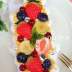 作品【受注製作】フルーツケーキ スマホケース