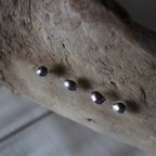 作品freckle.「tane種」 ピアス silver (片耳用)