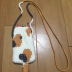 作品みけねこのスマホポーチ