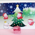 作品クリスマスカード 2種類 クリスマスフェアリー&チアーエンジェルちゃん