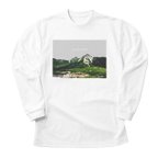 作品鷲羽岳 長袖Tシャツ ホワイト ドライ 吸水速乾 山 登山