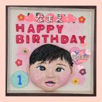 作品☆見本☆　お誕生日プレート（こども）