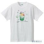 作品コットンＴシャツ　猫郎のクリームソーダ　150～ＸＬ