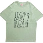 作品DRAWING・セージグリーン・Tシャツ【2TN-023-SG-B】