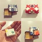 作品★ミニチュア  豆箱  ギフトボックス★