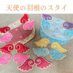 作品★☆ハンドメイド＊Ｗガーゼのかわいいオシャレスタイ！エンジェルスタイ　レース生地　heart 24☆★